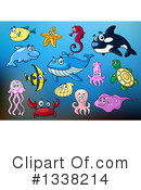 Sea Life Clipart #1338214 by Vector Tradition SM
