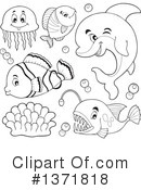 Sea Life Clipart #1371818 by visekart