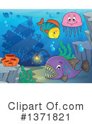 Sea Life Clipart #1371821 by visekart