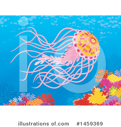Royalty-Free (RF) Sea Life Clipart Illustration by Alex Bannykh - Stock Sample #1459369