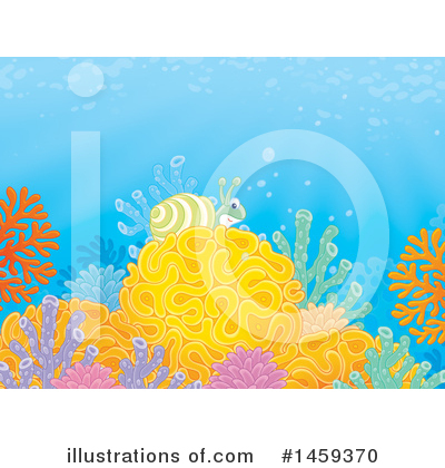 Royalty-Free (RF) Sea Life Clipart Illustration by Alex Bannykh - Stock Sample #1459370