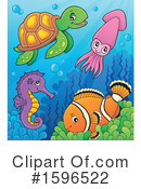 Sea Life Clipart #1596522 by visekart