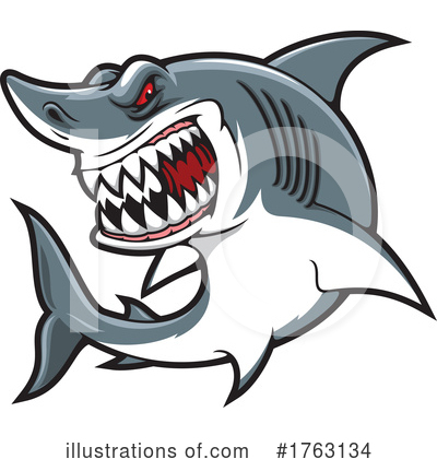 Shark Clipart #1763134 by Vector Tradition SM