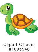 Sea Turtle Clipart #1096948 by visekart