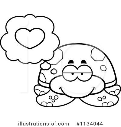 Royalty-Free (RF) Sea Turtle Clipart Illustration by Cory Thoman - Stock Sample #1134044