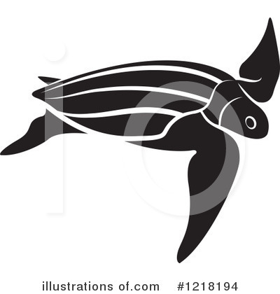 Royalty-Free (RF) Sea Turtle Clipart Illustration by Lal Perera - Stock Sample #1218194