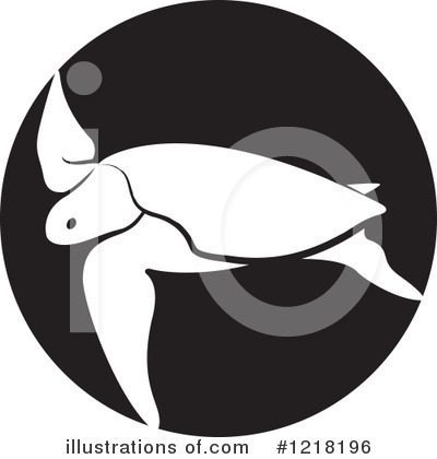 Royalty-Free (RF) Sea Turtle Clipart Illustration by Lal Perera - Stock Sample #1218196