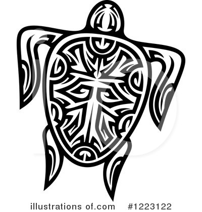 Royalty-Free (RF) Sea Turtle Clipart Illustration by Vector Tradition SM - Stock Sample #1223122
