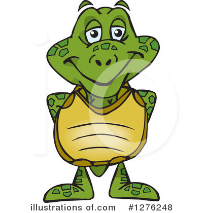 Royalty-Free (RF) Sea Turtle Clipart Illustration by Dennis Holmes Designs - Stock Sample #1276248