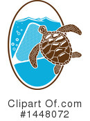 Sea Turtle Clipart #1448072 by Vector Tradition SM