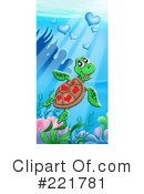 Sea Turtle Clipart #221781 by visekart