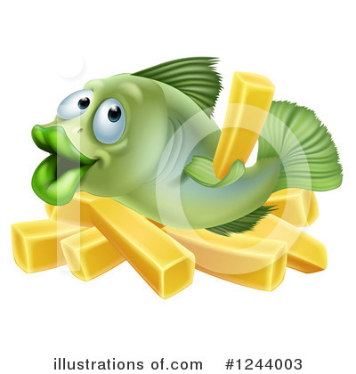 Royalty-Free (RF) Seafood Clipart Illustration by AtStockIllustration - Stock Sample #1244003