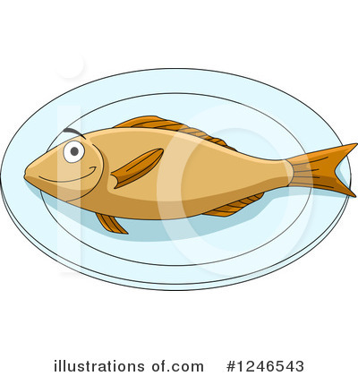 Royalty-Free (RF) Seafood Clipart Illustration by Vector Tradition SM - Stock Sample #1246543