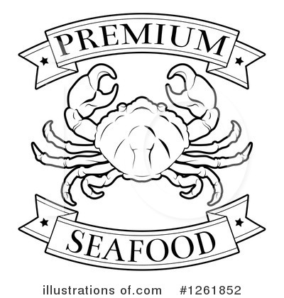 Royalty-Free (RF) Seafood Clipart Illustration by AtStockIllustration - Stock Sample #1261852
