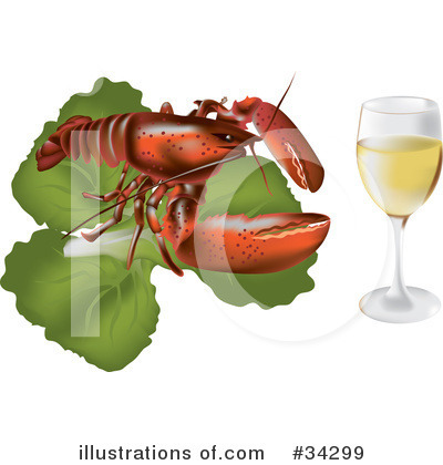 Lobster Clipart #34299 by Eugene