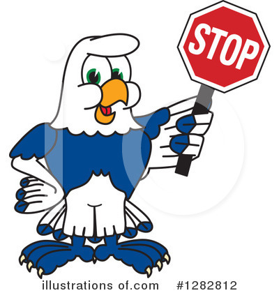 Royalty-Free (RF) Seahawk Clipart Illustration by Mascot Junction - Stock Sample #1282812