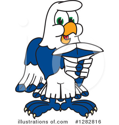 Seahawk Clipart #1282816 by Mascot Junction