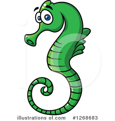 Seahorse Clipart #1268683 by Vector Tradition SM
