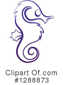 Seahorse Clipart #1288873 by AtStockIllustration