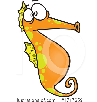 Seahorse Clipart #1717659 by toonaday
