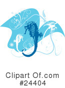 Seahorse Clipart #24404 by Eugene