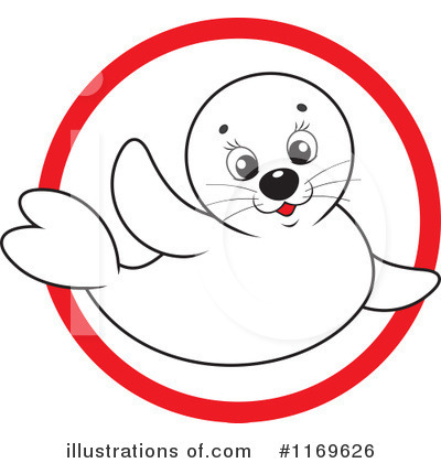 Royalty-Free (RF) Seal Clipart Illustration by Alex Bannykh - Stock Sample #1169626