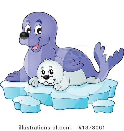 Seal Clipart #1378061 by visekart