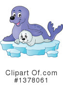 Seal Clipart #1378061 by visekart