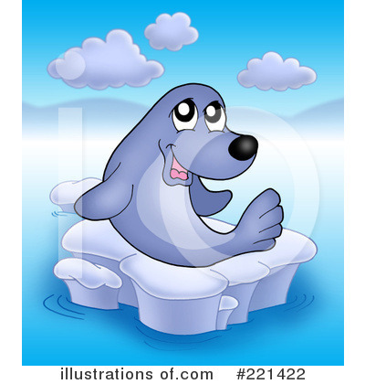 Royalty-Free (RF) Seal Clipart Illustration by visekart - Stock Sample #221422