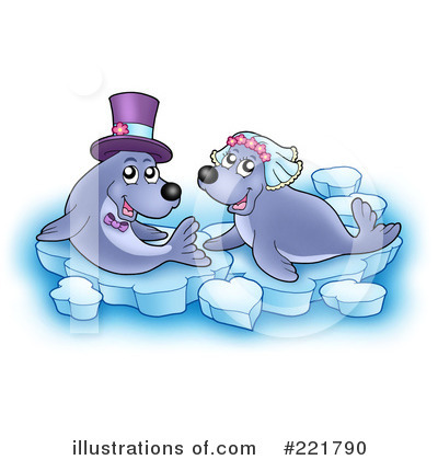 Royalty-Free (RF) Seal Clipart Illustration by visekart - Stock Sample #221790