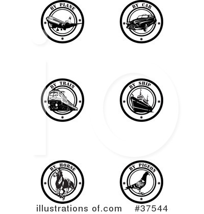 Royalty-Free (RF) Seal Clipart Illustration by Eugene - Stock Sample #37544