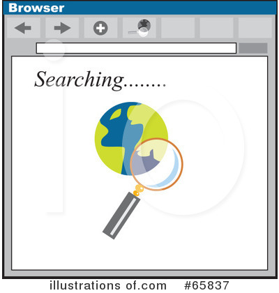 Royalty-Free (RF) Searching Clipart Illustration by Prawny - Stock Sample #65837