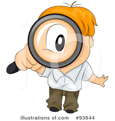 Royalty-Free (RF) Searching Clipart Illustration by BNP Design Studio - Stock Sample #93644
