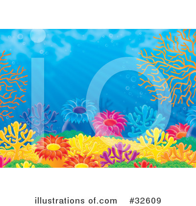 Royalty-Free (RF) Seascape Clipart Illustration by Alex Bannykh - Stock Sample #32609