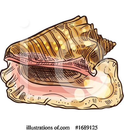 Royalty-Free (RF) Seashell Clipart Illustration by Vector Tradition SM - Stock Sample #1689125