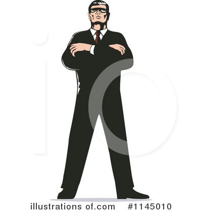 Royalty-Free (RF) Secret Agent Clipart Illustration by patrimonio - Stock Sample #1145010