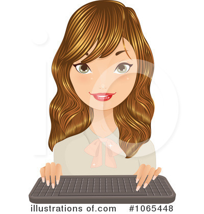 Business Woman Clipart #1065448 by Melisende Vector