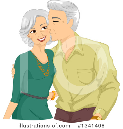Senior Couple Clipart #1341408 by BNP Design Studio