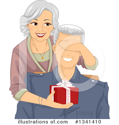 Senior Couple Clipart #1341410 by BNP Design Studio