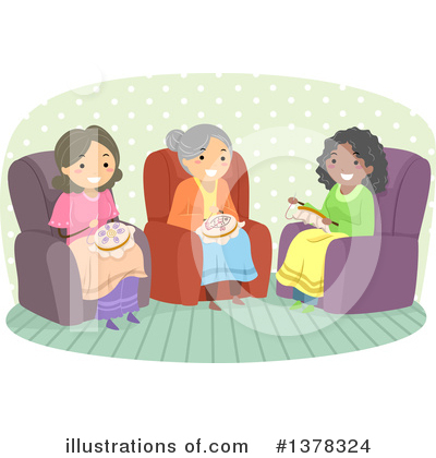 Royalty-Free (RF) Senior Citizen Clipart Illustration by BNP Design Studio - Stock Sample #1378324