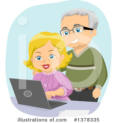 Royalty-Free (RF) Senior Citizen Clipart Illustration by BNP Design Studio - Stock Sample #1378335