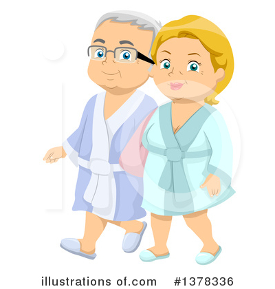 Senior Couple Clipart #1378336 by BNP Design Studio