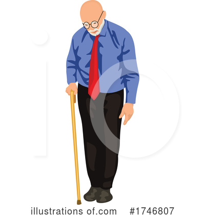 Senior Man Clipart #1746807 by dero