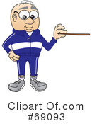 Senior Man Character Clipart #69093 by Mascot Junction