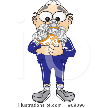 Royalty-Free (RF) Senior Man Character Clipart Illustration by Mascot Junction - Stock Sample #69096