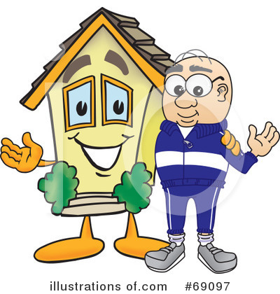 House Clipart #69097 by Mascot Junction