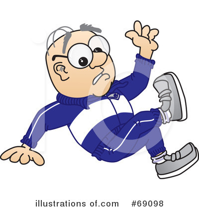 Slipping Clipart #69098 by Mascot Junction