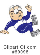 Senior Man Character Clipart #69098 by Mascot Junction