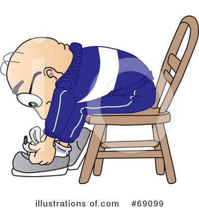 Senior Man Character Clipart #69099 by Mascot Junction