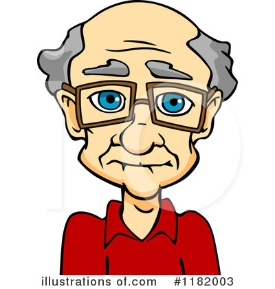 Old Man Clipart #1182003 by Vector Tradition SM